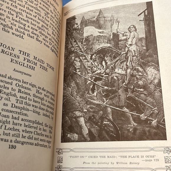 Vintage 1918 Junior Classics Young Folks Shelf Of Books Stories Of Courage HC - Picture 11 of 16